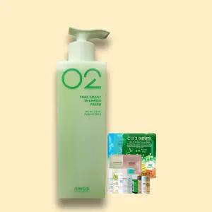 아모스 퓨어스마트 샴푸 프레시 500g + 랜덤1종 데일리케어