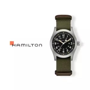 해밀턴 카키필드 메커니컬 남성 패브릭42mm H69529933
