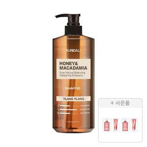 쿤달 네이처 샴푸 일랑일랑 1058ml, 1개+증정(샴푸+트리트먼트 바이올렛뮤게 10ml, 2구, 2개)