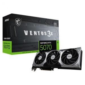 MSI 지포스 RTX 5070 벤투스 3X OC D7 12GB 엔비디아 정품 그래픽카드 쓰리팬 3팬