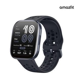 어메이즈핏 빕6 (1.97인치 대형 AMOLED 디스플레이)Amazfit_Bip 6-블랙 (액정보호필름추가)-ISK