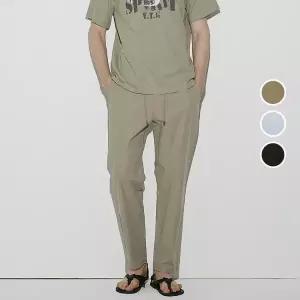 [롯데백화점]버커루 남성 21수 잔체크 바이오워싱 밴딩팬츠 B235Z5472P