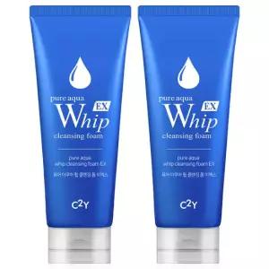 C2Y 퓨어 아쿠아휩 클렌징폼 225ml 대용량 2개