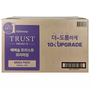 베베숲 물티슈 트러스트 플러스 80매20팩 도톰한 두꺼운 신생아 아기물티슈