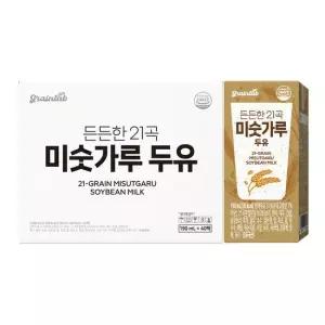 그레인랩 든든한 21곡 미숫가루두유 40팩 x 1박스