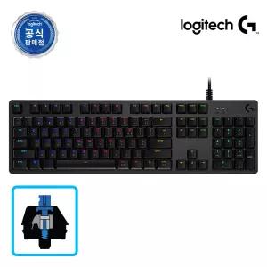 로지텍코리아 공식 G512 GX BLUE 유선 게이밍 키보드 (청축)
