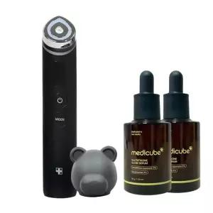 메디큐브 부스터프로블랙+베어헤드캡+앰플30g 2개