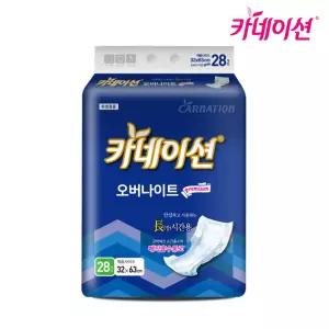 카네이션 성인용기저귀 오버나이트 5팩 (140개) 밤기저귀