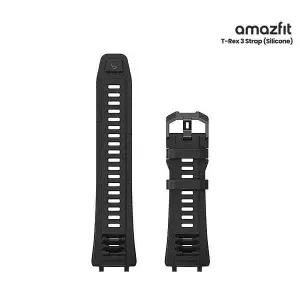 어메이즈핏 정품 스트랩 티렉스3 실리콘 오닉스블랙 (티렉스2 호환가능) ISK