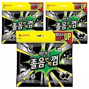 롯데 졸음번쩍껌 트윈리필 105g x 3개