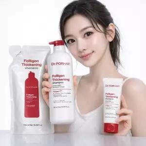 닥터포헤어 폴리젠 씨크닝 탈모증상완화 샴푸 500ml + 리필 500ml + 100ml 두피 볼륨케어