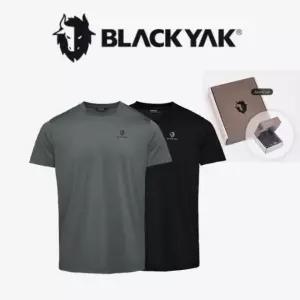 블랙야크 공용 브이넥 더블 반팔티 2장 1세트 선물용 반팔티셔츠 1BYRTXV902