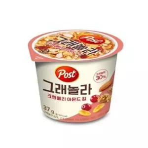 포스트 그래놀라 크랜베리 아몬드 컵 37gx12개