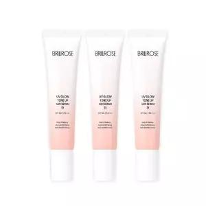 [브릴로즈] 유브이 글로우 톤업 선세럼EX SPF50+(40ml*3개)사개절필수 기미케어 광채생기톤업크림