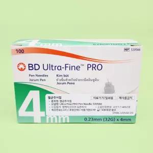 BD 인슐린펜니들 100개입 32G 4mm 일회용 주사바늘 멸균침 의료소모품