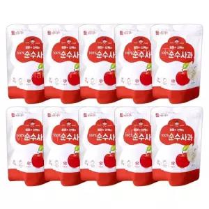 맛있는풍경 100% 순수사과 동결건조 과일 스낵 30g x 10팩