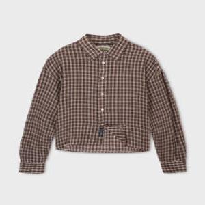 [AK수원점] [후아유] 여성 Summer Crop Check Shirts WHYCG2433F