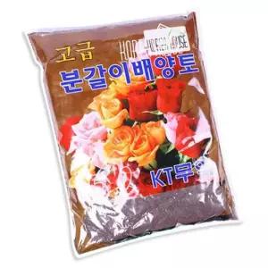 분갈이흙 원예용 분갈이 배양토 가정용 화분 가드닝 흙 5.0L 1P