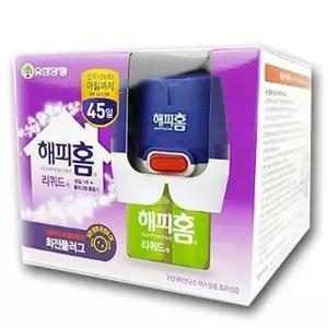 [하프클럽/알티피아]유한 해피홈 리퀴드 훈증기 플러그형 리필액 세트 훈증기 모기 벌레 기피제
