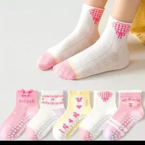 준캡 유아 아동 메쉬 미끄럼방지 양말 봄 여름 발바닥 전체 리본독 케어삭스 어린이 세트