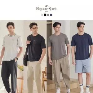 [Elegance Sports] 26SS 남성 냉감 기능성 쿨 메쉬 라운드 티셔츠 4종