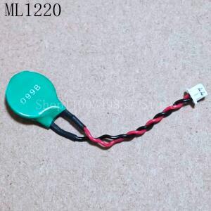 1개/묶음 CMOS RTC 버튼 배터리 ML1220 충전식 3V 케이블 BIOS 백업
