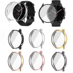 Huami Amazfit GTR 2 / 2e 도금 TPU 소프트 커버, 전체 화면 보호 쉘 케이스