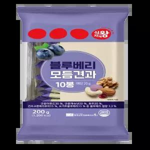 식자재왕 모듬견과 블루베리10입 200g