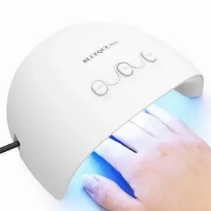 BQL18 USB 휴대용 젤 네일 램프 54W 강력 출력 젤 경화기 스마트 센서 UV LED 셀프
