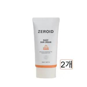 제로이드 데일리 선크림 50ml 2개