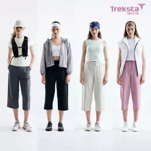 [Treksta]트렉스트스포츠 26SS 여성 쿨라이트 밴딩 8부 팬츠 4종 세트