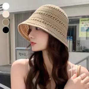 여름 펀칭홀 시원한 얇은 벙거지 데일리모자 버킷햇