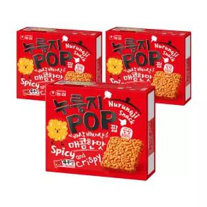농심 누룽지팝 매콤한맛 142g x 3개