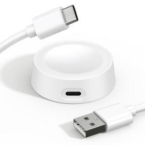 삼성 호환 갤럭시 호환 8/7/6/6 클래식/워치 5/5 프로/4/액티브/2USB 충전기 스마트 호환 워치 액세서리 고
