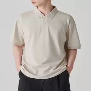 무신사 스탠다드 쿨탠다드 릴렉스 핏 피케 폴로 셔츠 에크루 104553