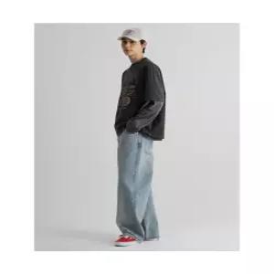 에잇세컨즈 가먼트다잉 바이크 그래픽 반소매티 애쉬 456342CC24