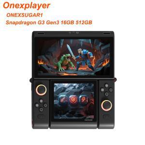 Onexplayer ONEXSUGAR1 스냅드래곤 G3 Gen3 16GB 512GB 휴대용 게임기 안드로이드14 듀얼 OLED 스크린 변형