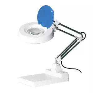 LED 돋보기 30배 확대경 탁상 정밀작업 루페 스탠드