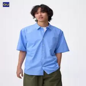 [매장정품] UNIQLO GU이지케어브로드클로스셔츠반팔 E486734-000-00 2232831
