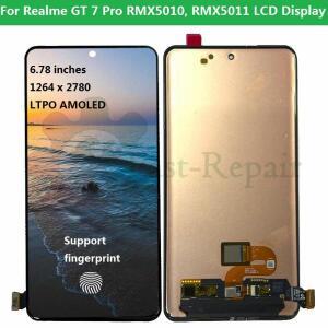 6.78인치 LTPO AMOLED 리얼미 GT 7 프로용 LCD 터치스크린 디지타이저 어셈블리 리얼미 GT7 프로용 LCD RMX