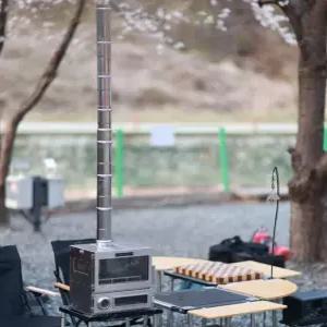 미니맥스 MX1 내부수납 기본 연통세트 80mm 75mm 캠핑화목난로 연통