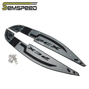 PCX구동계 PCX125PCX160 2024용 SEMSPEED CNC 알루미늄 오토바이 발판 무광 세트 좌우