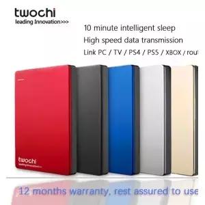 Twochi 25 인치 외장형 하드 드라이브 스토리지 320G 500G 미니 USB30 TB 750G 60G 250G HDD 휴대용 HD