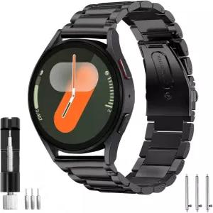 삼성 갤럭시 워치 7 6 5 4 밴드 40mm 45mm/Watch 클래식 메탈 스테인리스 스틸 스트랩 남성 울트라용 아님