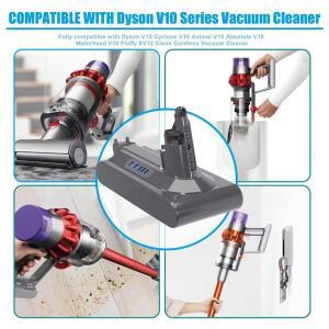 다이슨 V10 청소기 SV12 배터리 팩 7셀 (206340) SV14 7INR21/70 리튬이온 25.2V 12800mAh 교체 배터리에