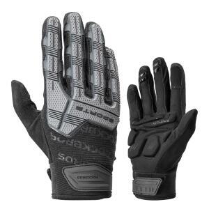 록브로스 자전거 장갑, 봄과 가을, 충격 저항성, 오토바이 터치스크린 호환, 3D 패드, 마모 보호대, 서바이벌 게임 오토바이용, 자전거용, 5도