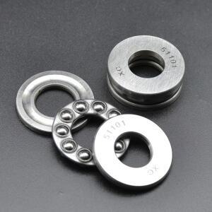 2pcs  평면 스러스트 베어링 51101 축 볼 12x26x9mm 내경 12mm
