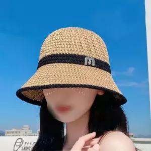여름 M 라탄 버킷햇 여름벙거지 여성모자 여성여름모자 여름버킷햇 벙거지모자