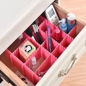 [하프클럽/]파티션 서랍칸막이 조절 수납함 옷장 화이트 서랍정리 악세사리