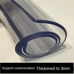 PVC 방수 식탁보 패턴 주방 테이블 커버 천 부드러운 유리 3.0mm 투명